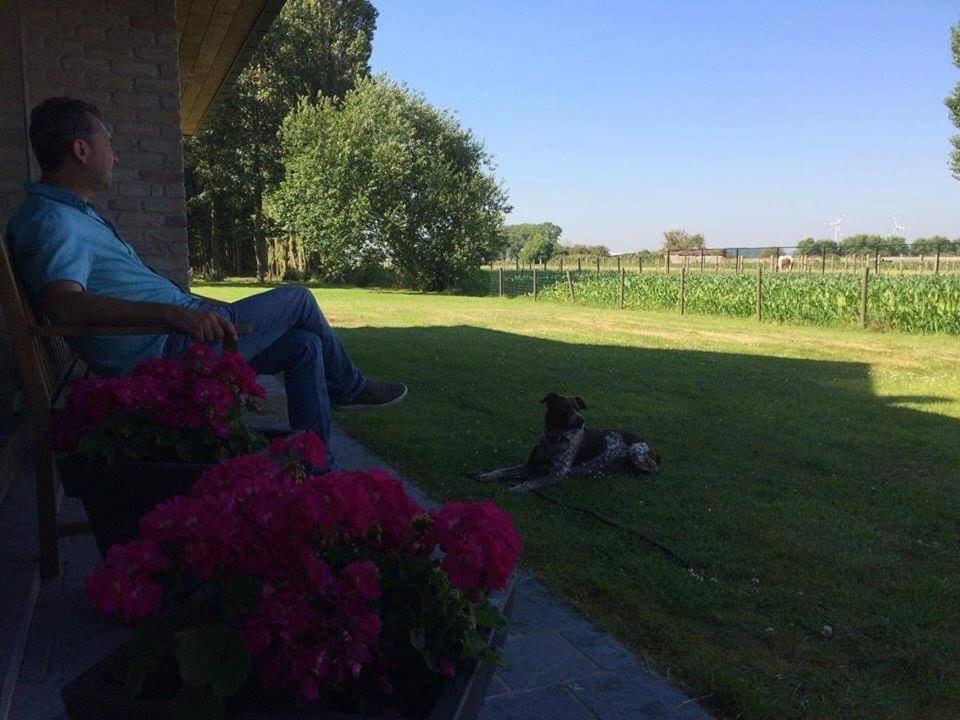 B&B Le Jardin De Grand-Mere Oudenburg Bagian luar foto